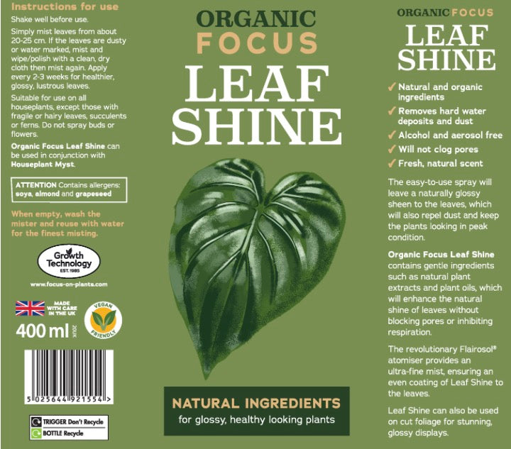 Organic Focus Leaf Shine