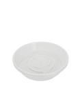 Ambassador Clear pot Saucer x 2