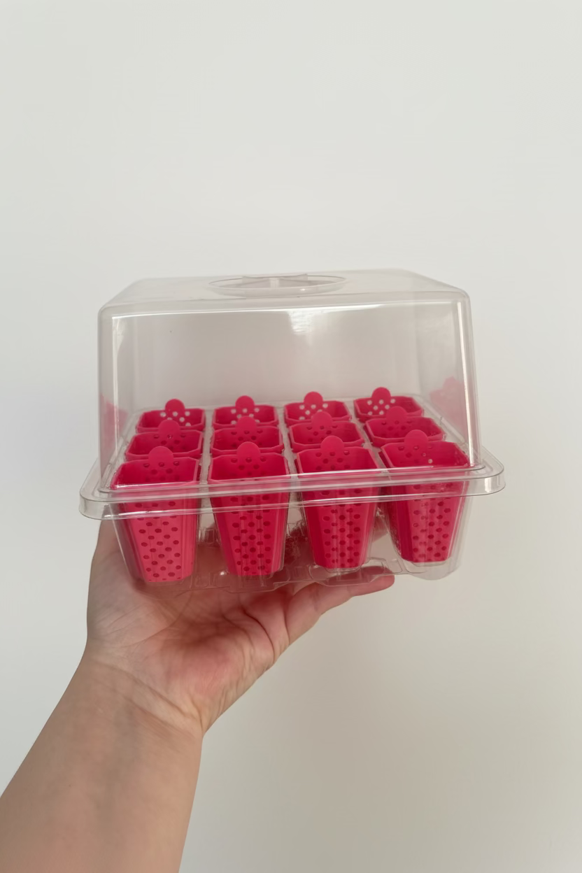 12 cell propagation tray designed by grown by Marcus (5 colours available)