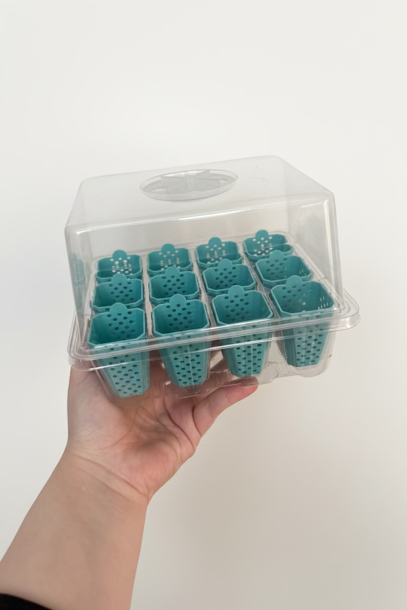 12 cell propagation tray designed by grown by Marcus (5 colours available)