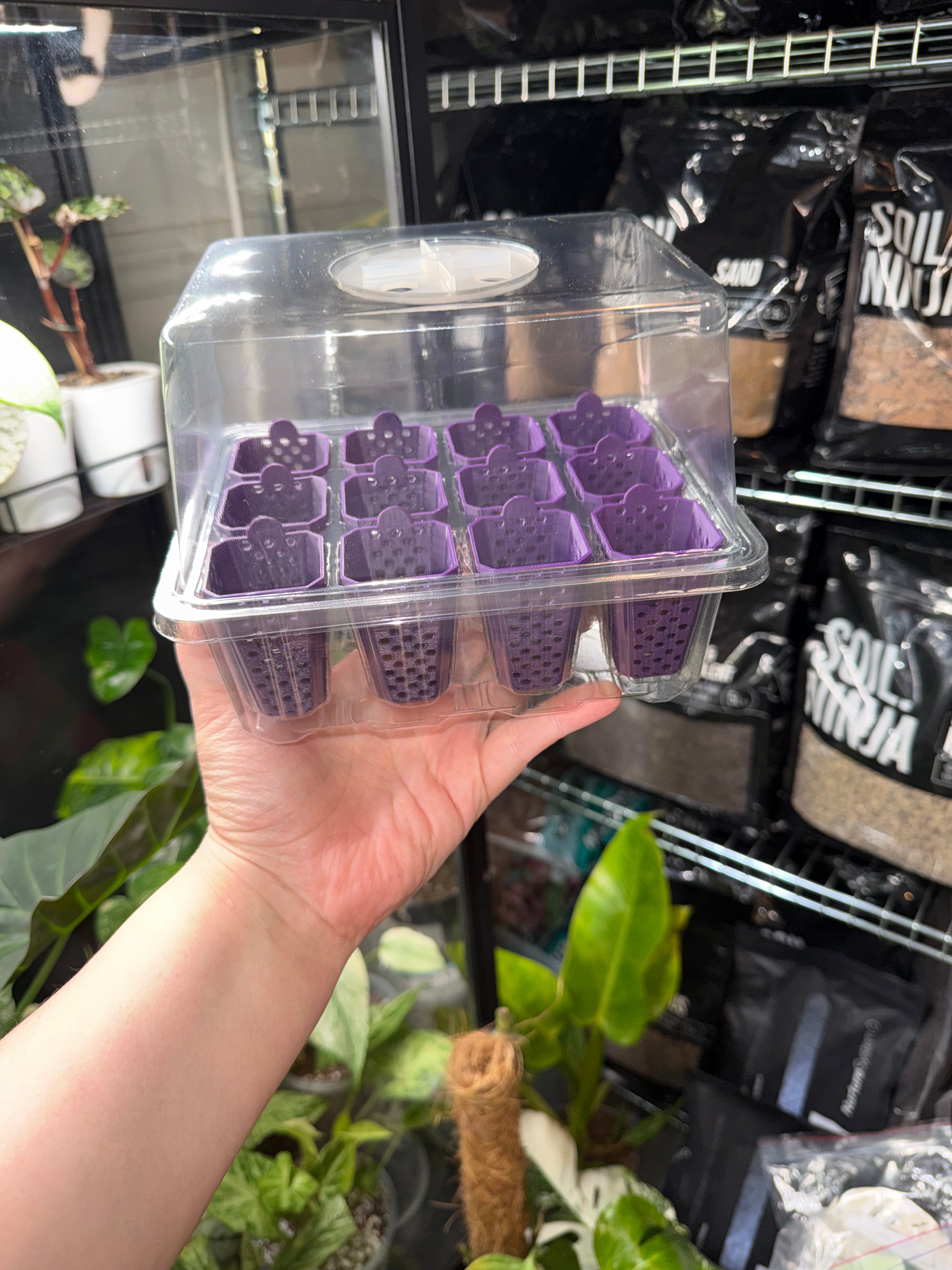 12 cell propagation tray designed by grown by Marcus (5 colours available)