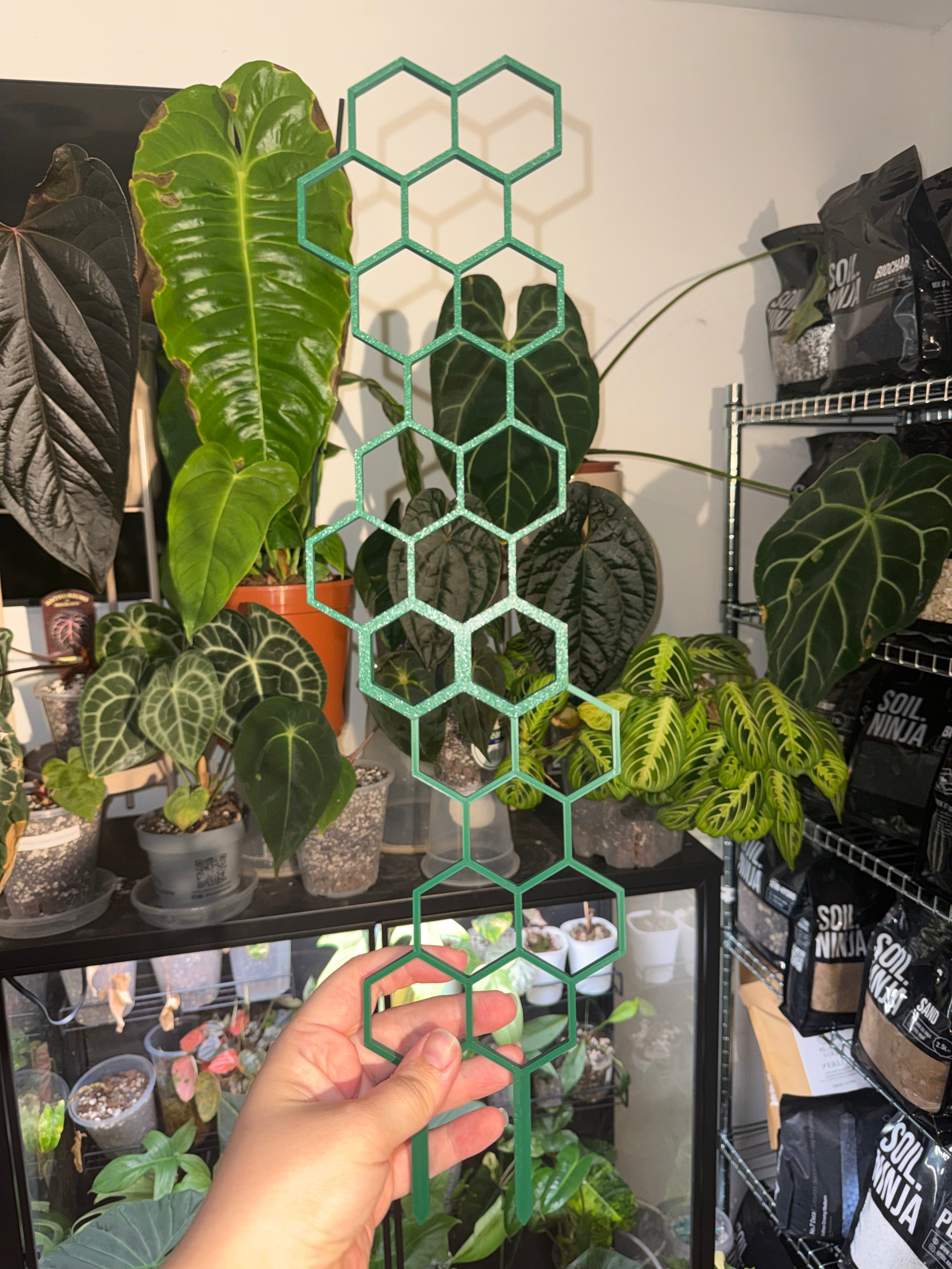 Grown By Marcus Hex Trellis Kit | Modular Plant Support with Extension