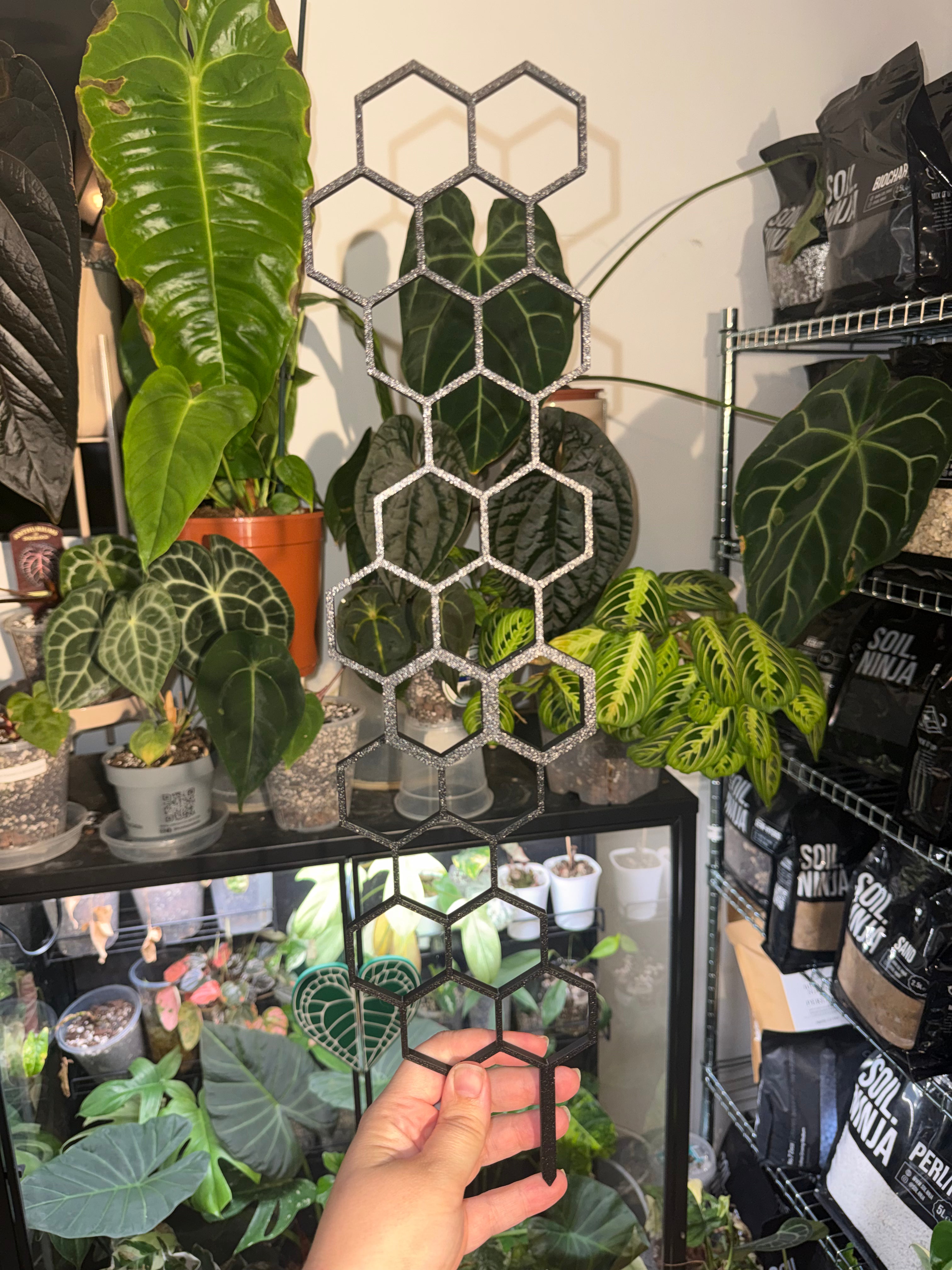 Grown By Marcus Hex Trellis Kit | Modular Plant Support with Extension