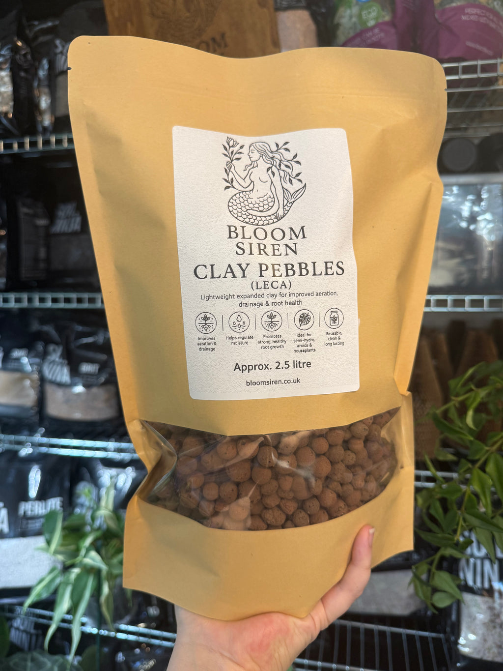 Bloom Siren Clay pebbles (leca) 2.5L