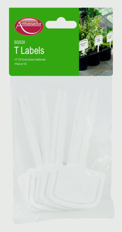 Ambassador T Labels 5"  Pack of 10